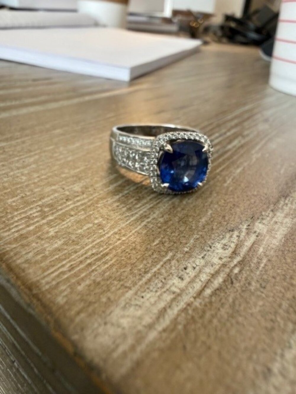 5 Carat Simon G Sapphire Ring